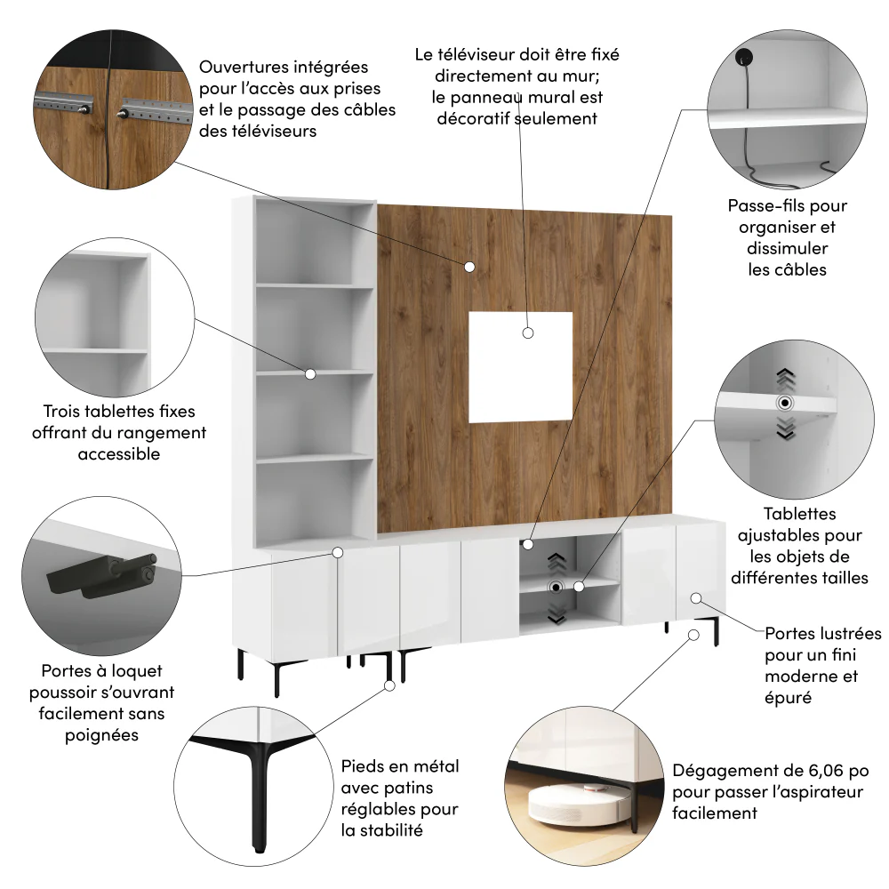 94W Modular Entertainment Center - Image 21