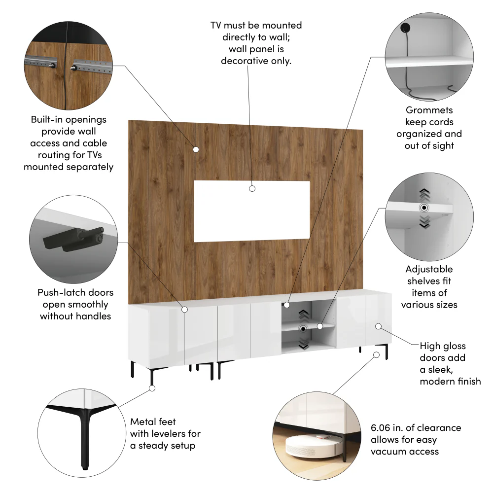 94W Modular Entertainment Center - Image 28