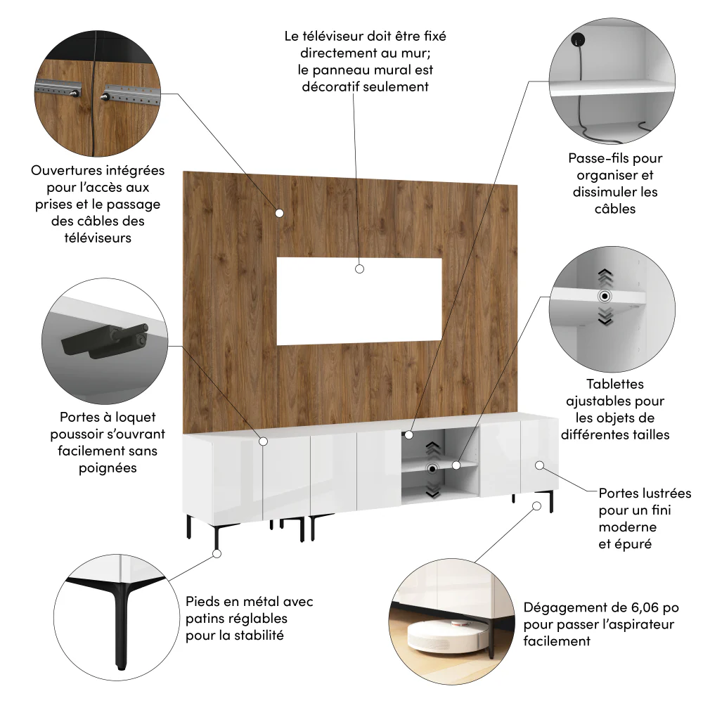 94W Modular Entertainment Center - Image 32