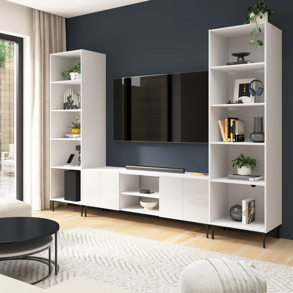 118W Modular Entertainment Center with Media Towers - Image 34