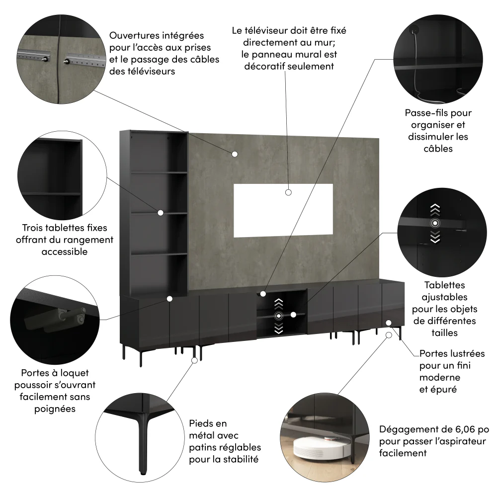 118W Modular Entertainment Center - Image 32