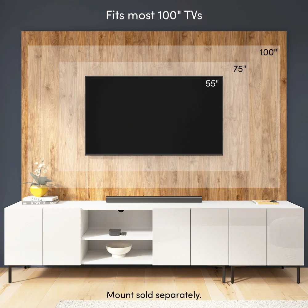 141W Modular Entertainment Center with Tall Cabinets - Image 38