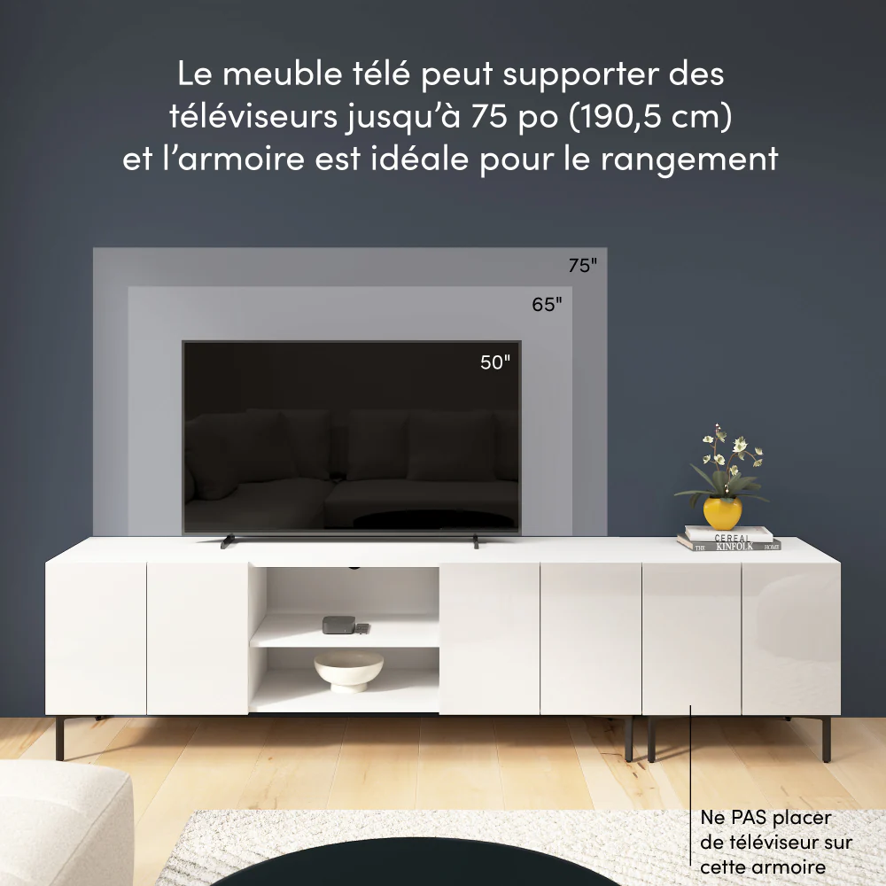 94W Modular TV Stand - Image 9