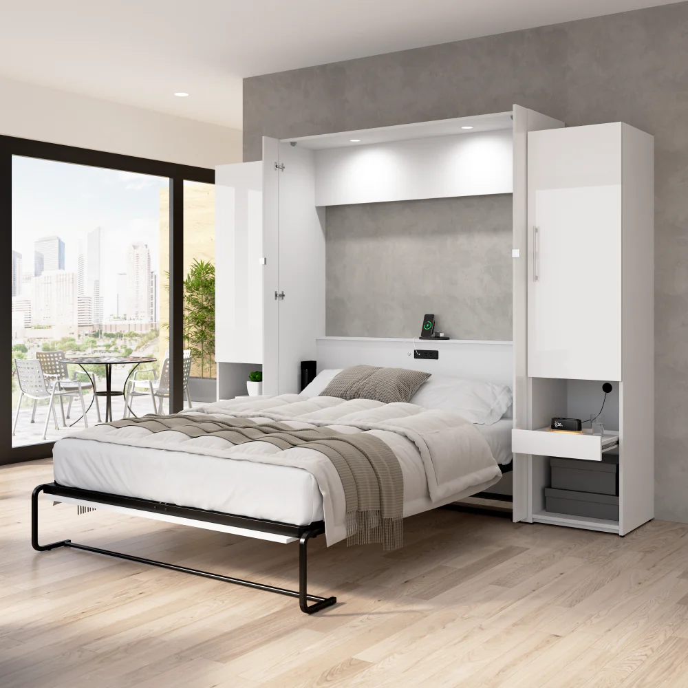 Murphy Bed with Storage Towers - Image 10