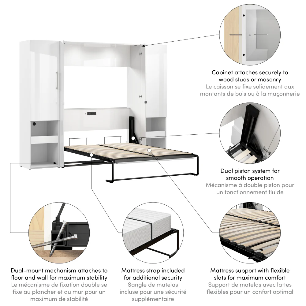 Murphy Bed with Storage Towers - Image 6