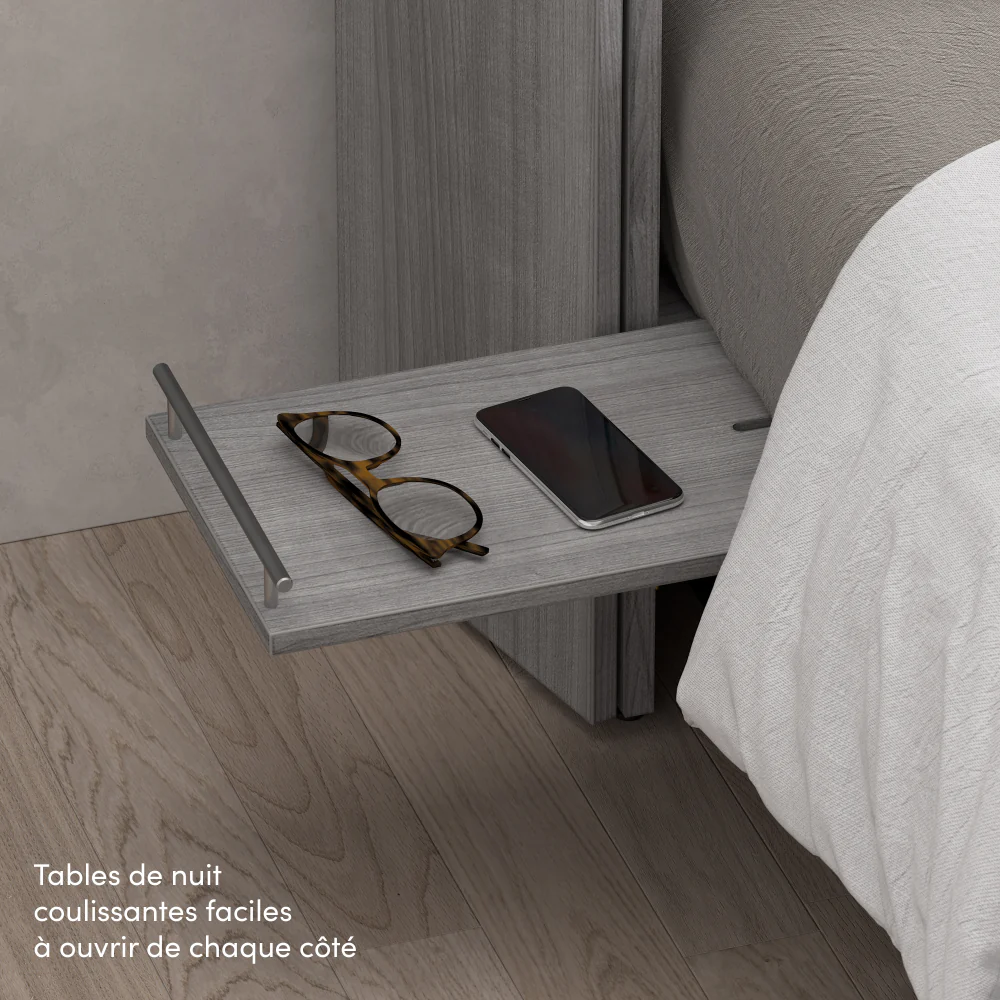 Murphy Cabinet Bed with Pullout Drawer - Image 36