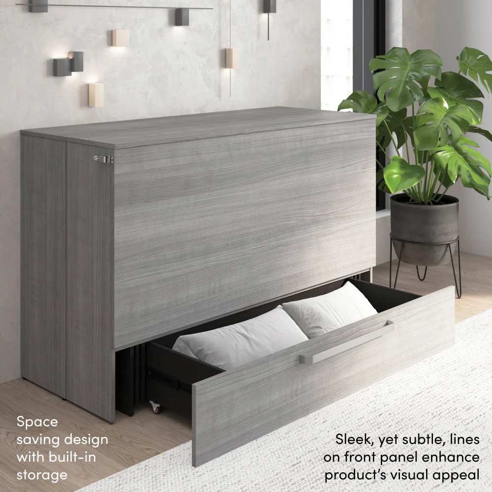 Murphy Cabinet Bed with Pullout Drawer - Image 76