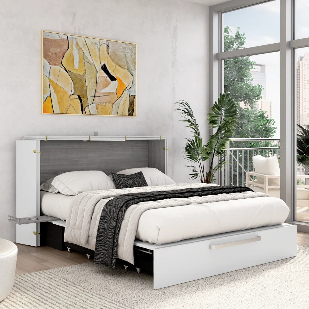 Murphy Cabinet Bed with Pullout Drawer - Image 87