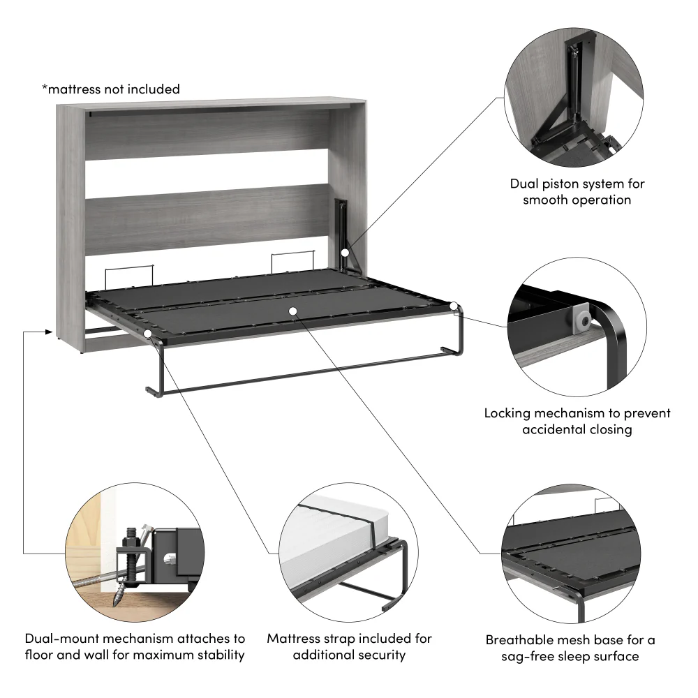 Horizontal Murphy Bed - Image 20