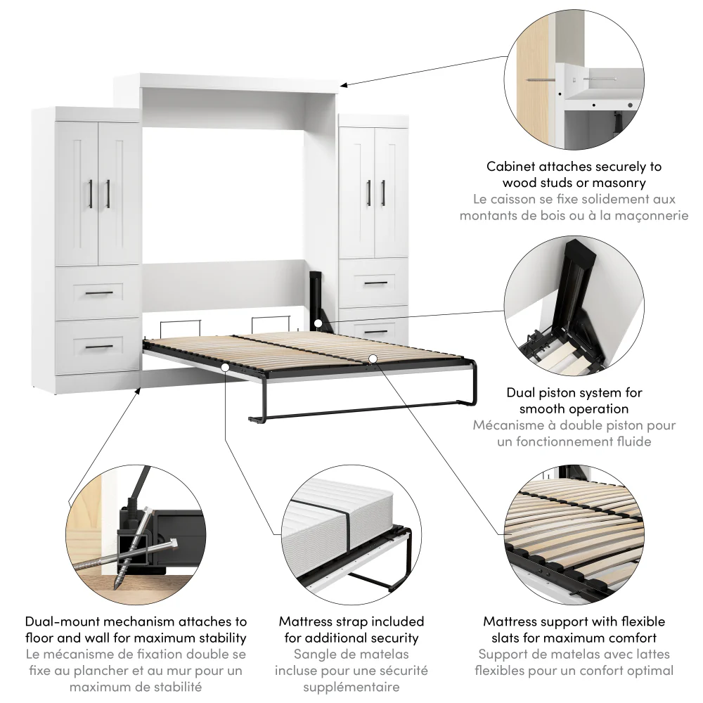 Murphy Bed with Storage Towers - Image 18