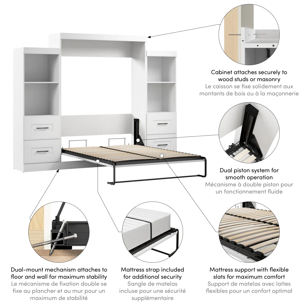 Murphy Bed with Storage Towers - Image 28