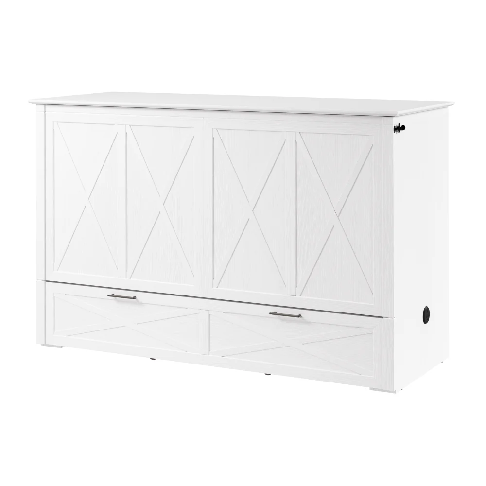 Murphy Cabinet Bed with Pullout Drawer - Image 16