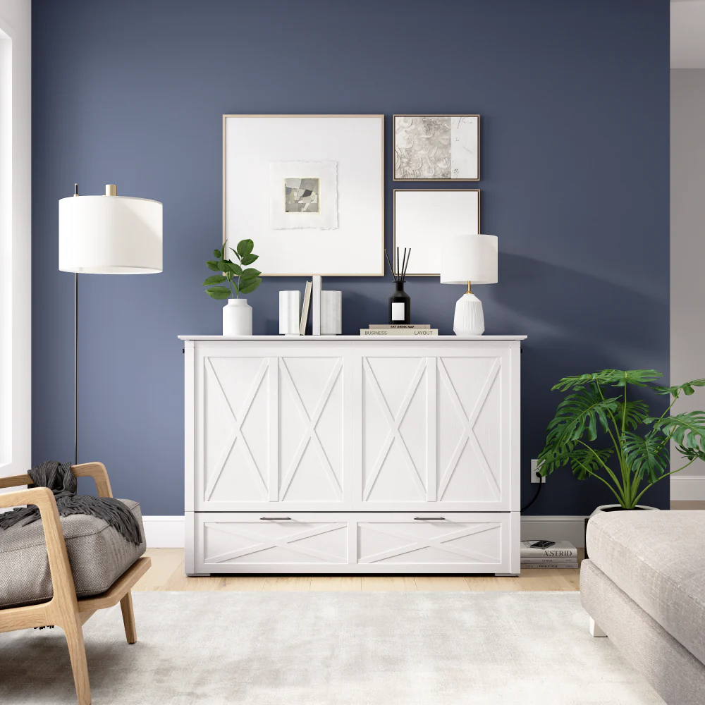Murphy Cabinet Bed with Pullout Drawer - Image 48
