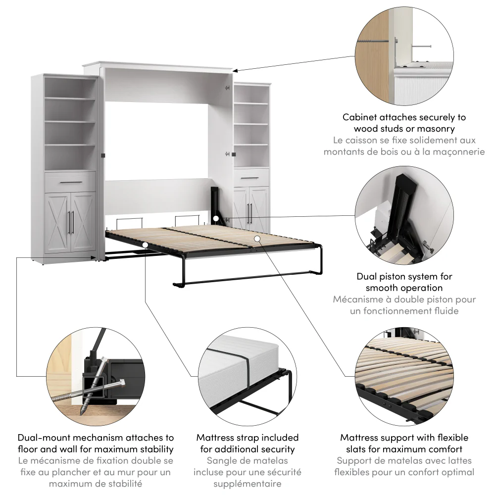 Murphy Bed with Storage Towers - Image 68