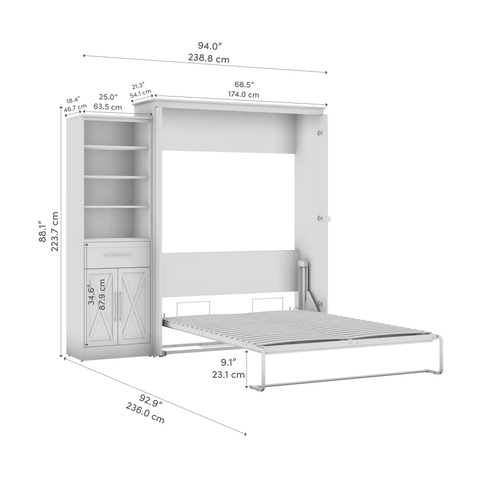 Murphy Bed with Storage Tower - Image 70