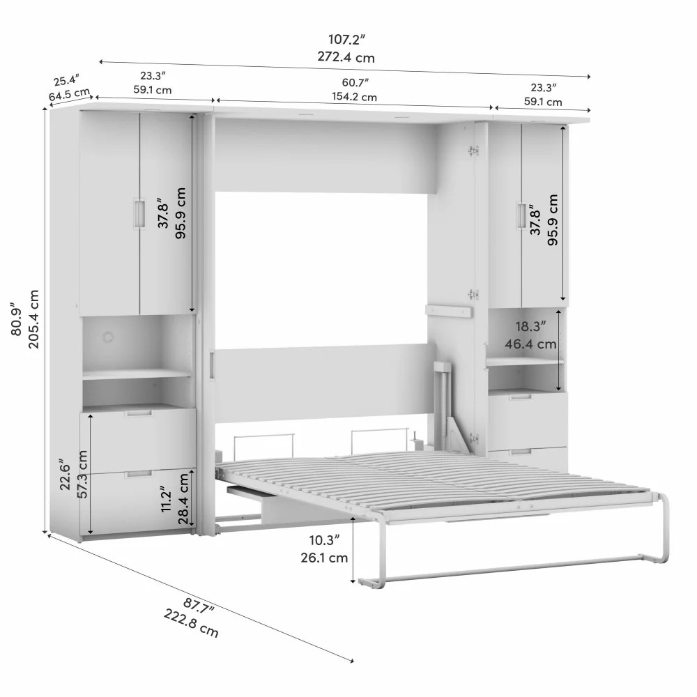 Murphy Bed with Desk - Image 10