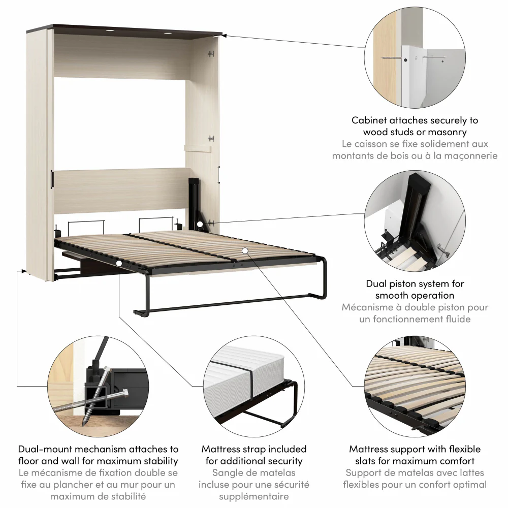 Murphy Bed with Desk - Image 28