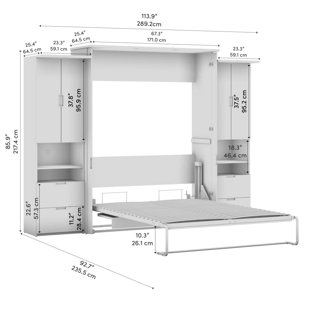 Murphy Bed with Desk - Image 50