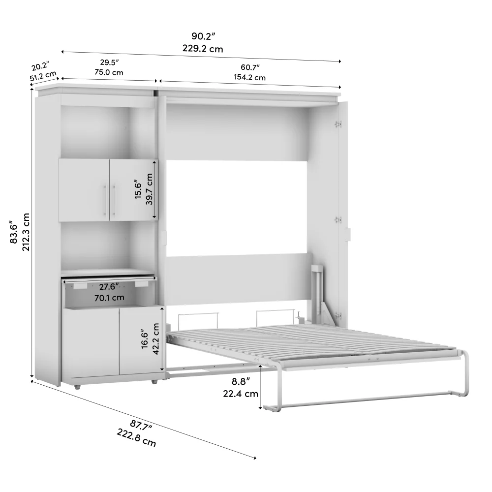 Murphy Bed with Desk - Image 20