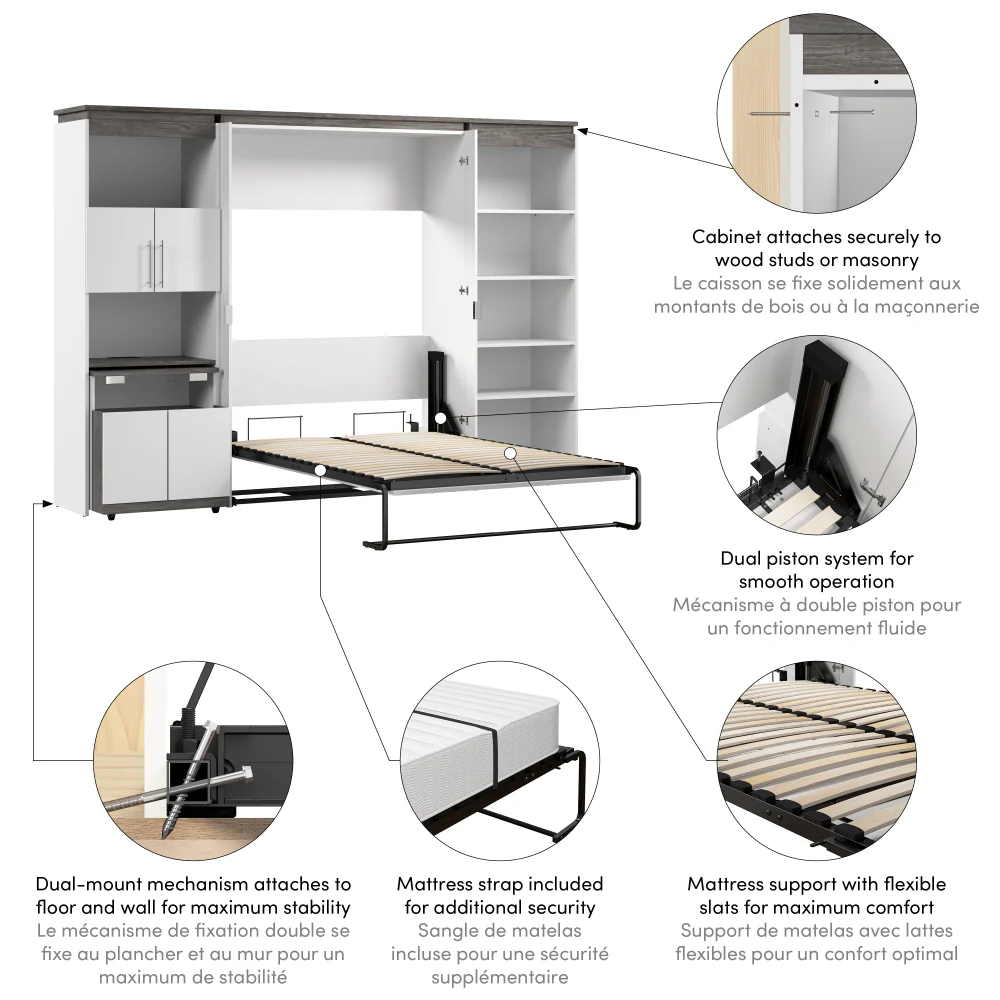Murphy Bed with Desk - Image 28