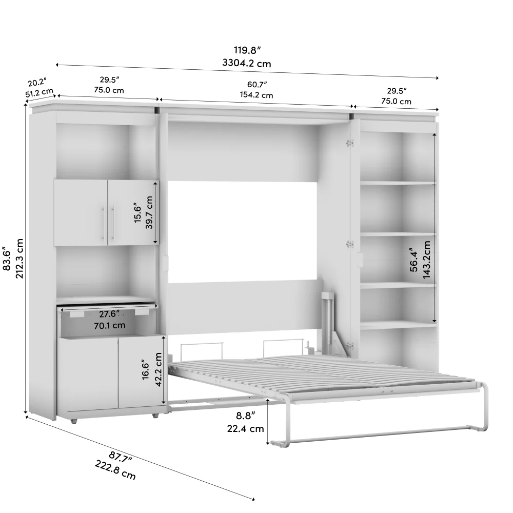 Murphy Bed with Desk - Image 30