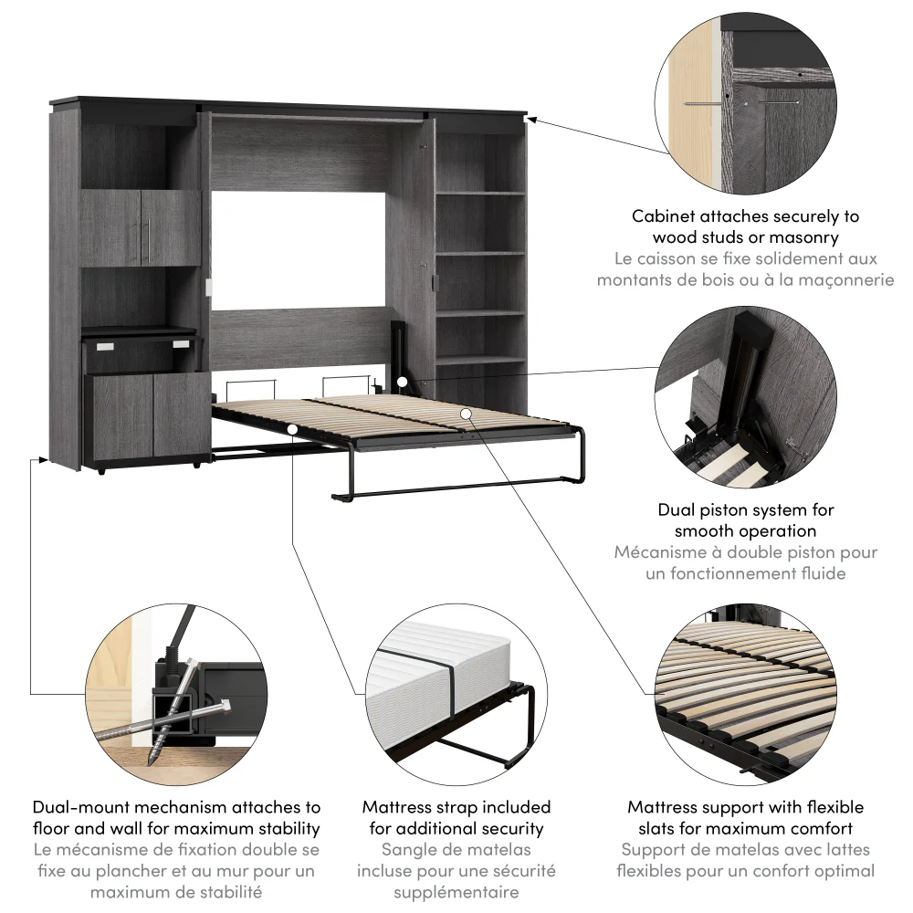 Murphy Bed with Desk - Image 38