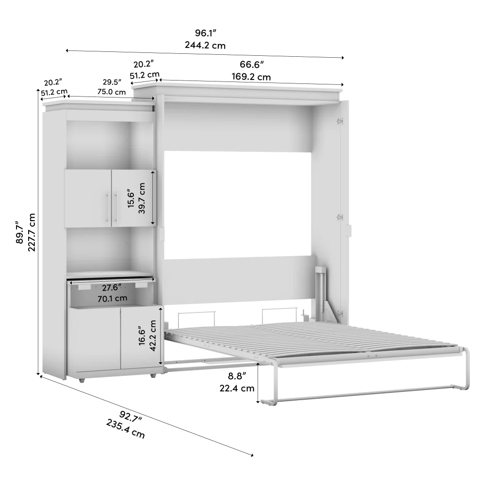 Murphy Bed with Desk - Image 50