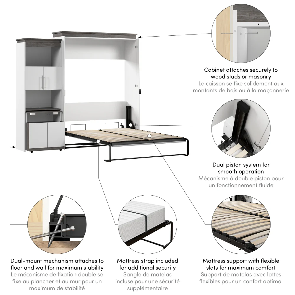 Murphy Bed with Desk - Image 58