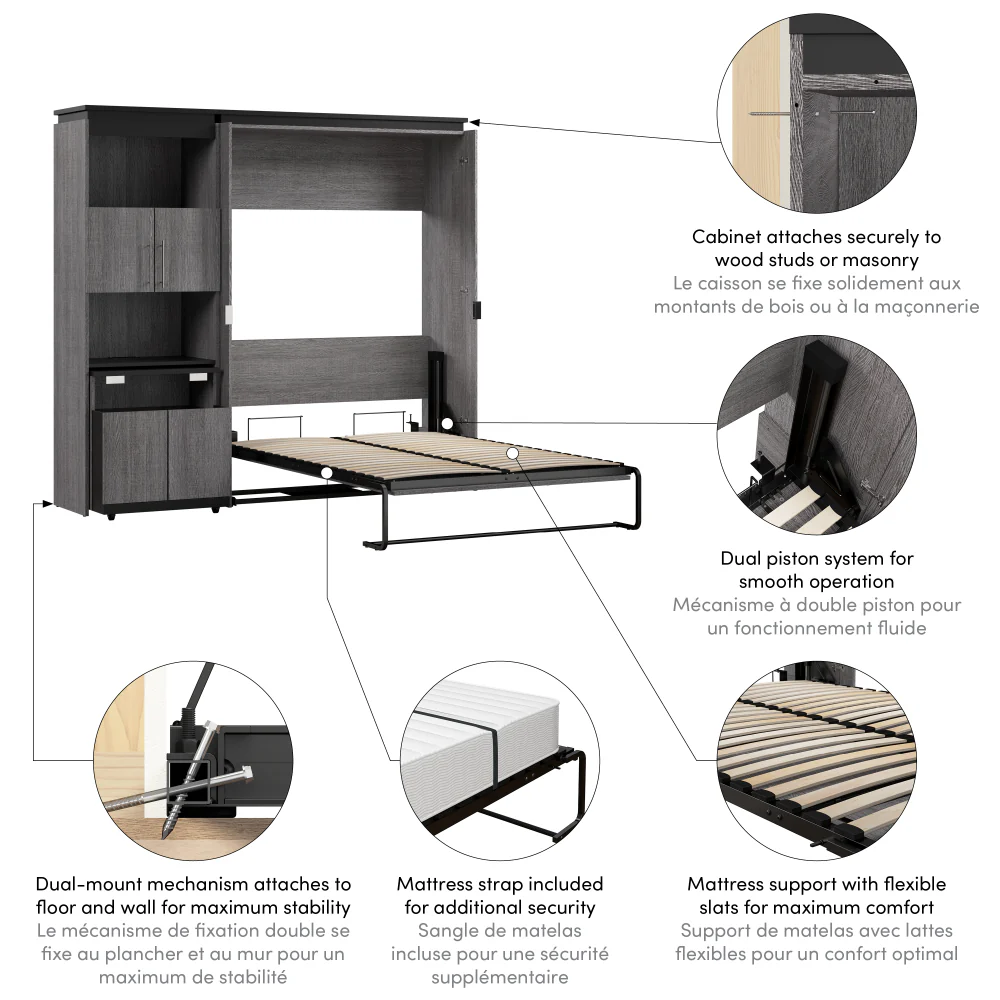 Murphy Bed with Desk - Image 8
