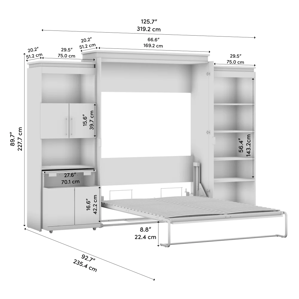 Murphy Bed with Desk - Image 80
