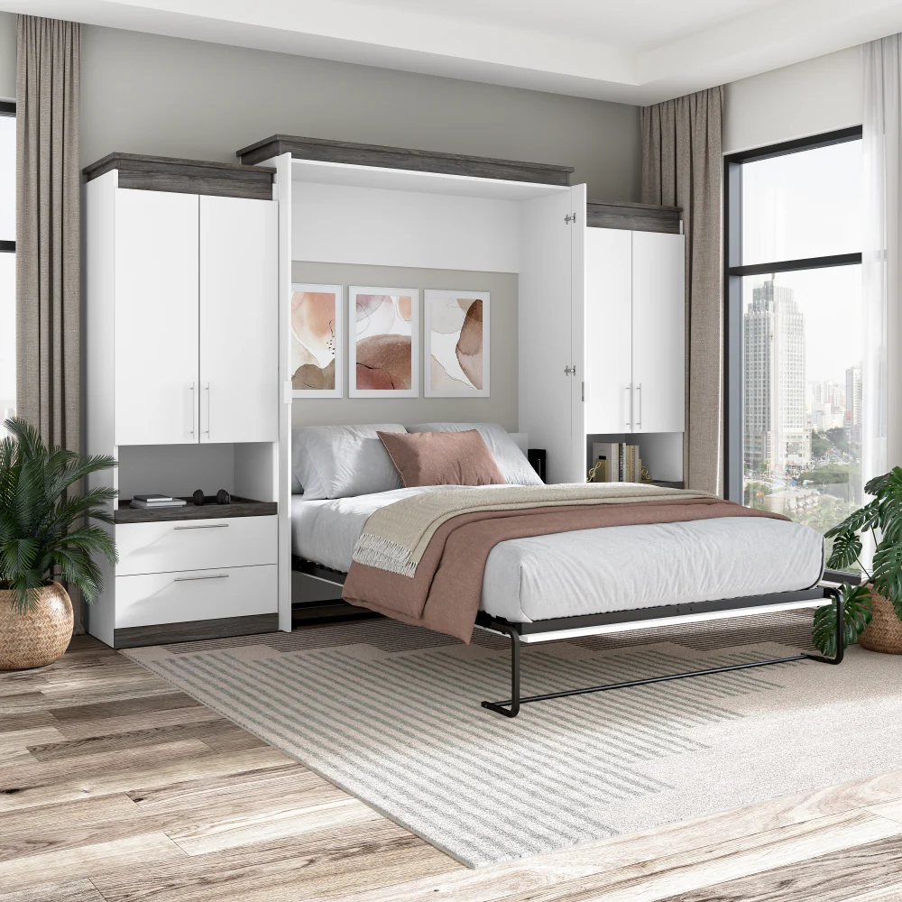 Murphy Bed with Storage Cabinets - Image 12