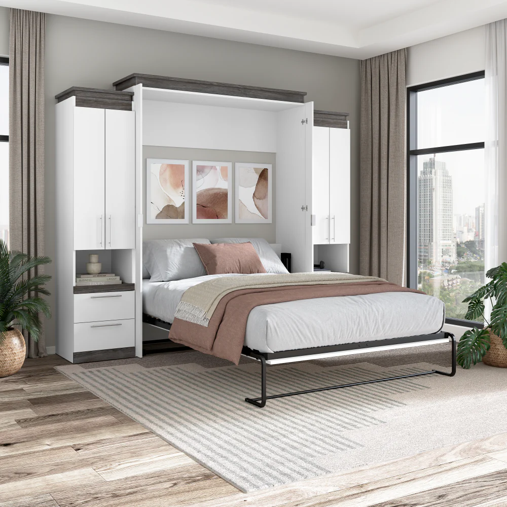 Murphy Bed with Storage Cabinets - Image 22