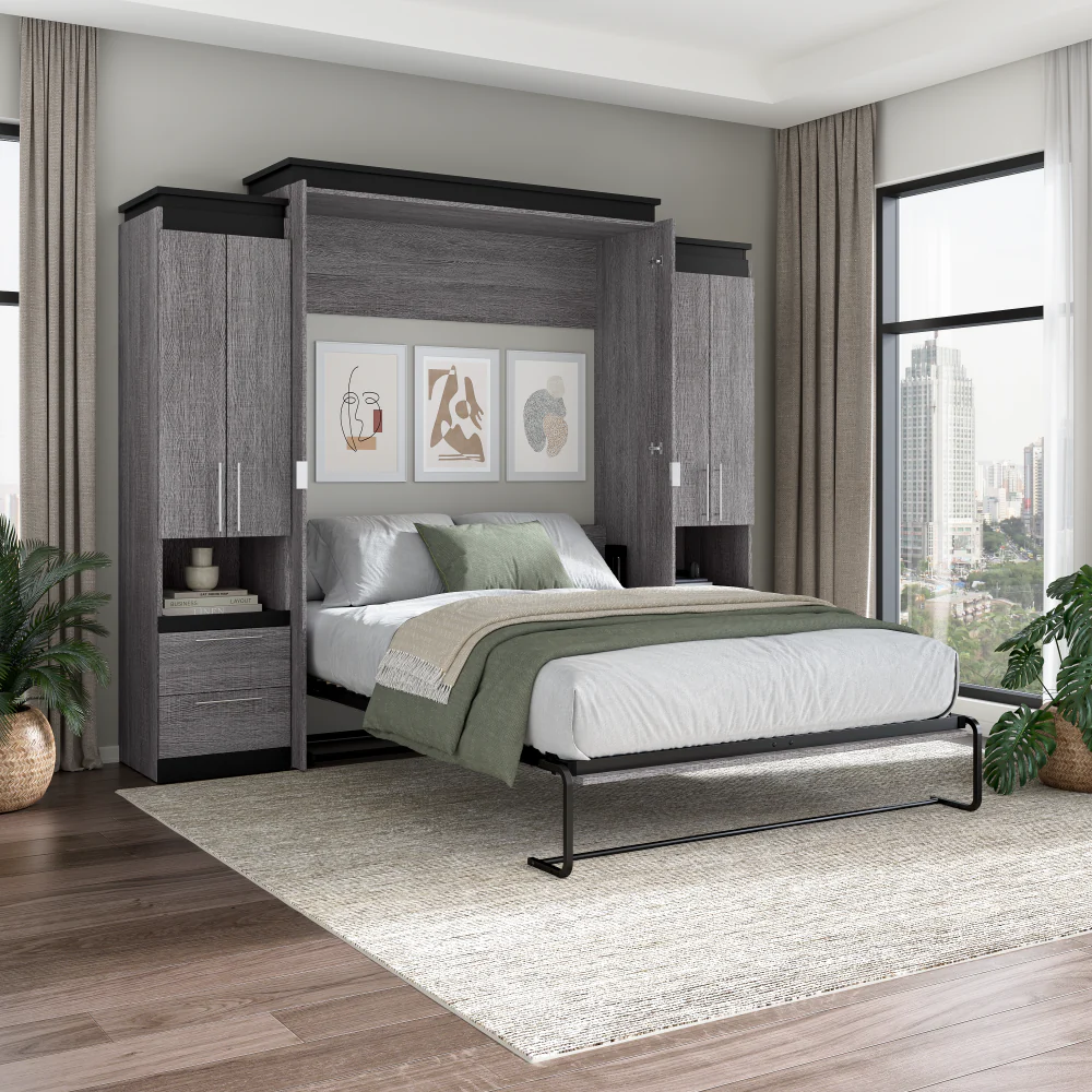 Murphy Bed with Storage Cabinets - Image 32