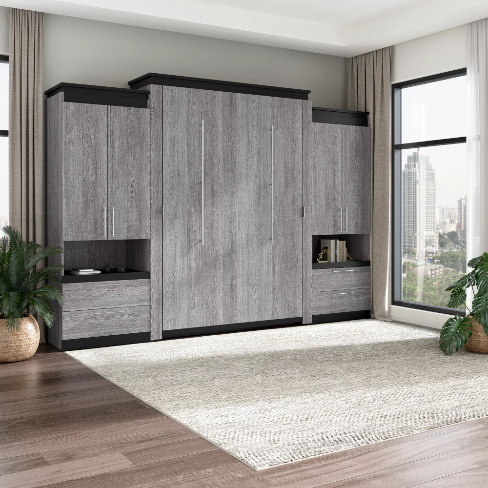Murphy Bed with Storage Cabinets - Image 4