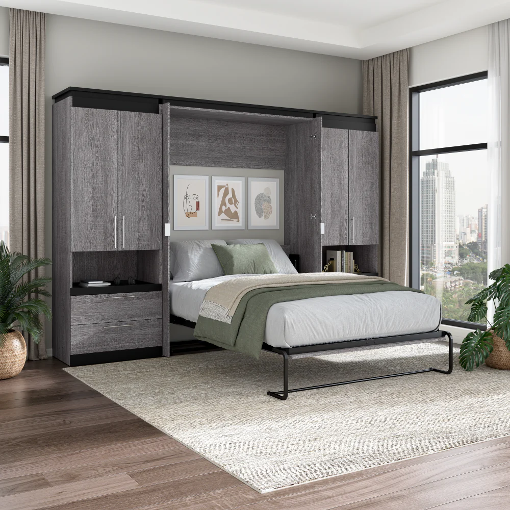 Murphy Bed with Storage Cabinets - Image 42