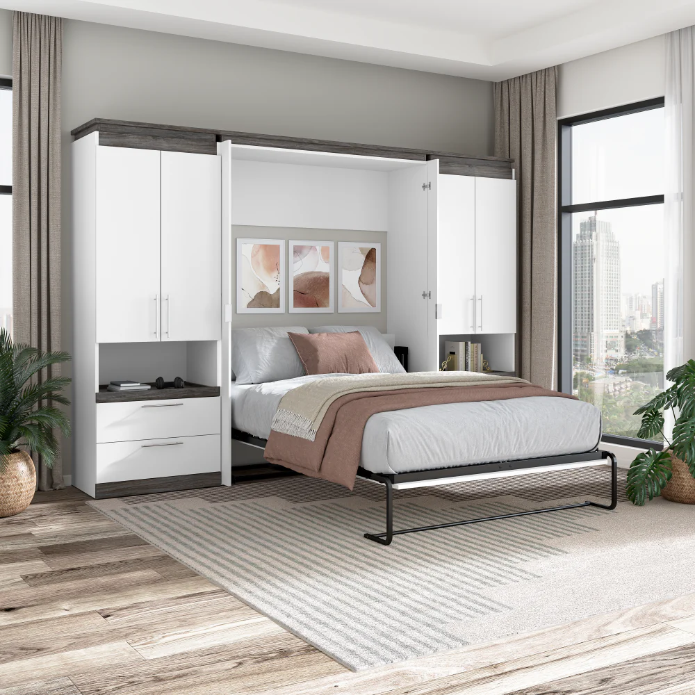 Murphy Bed with Storage Cabinets - Image 52