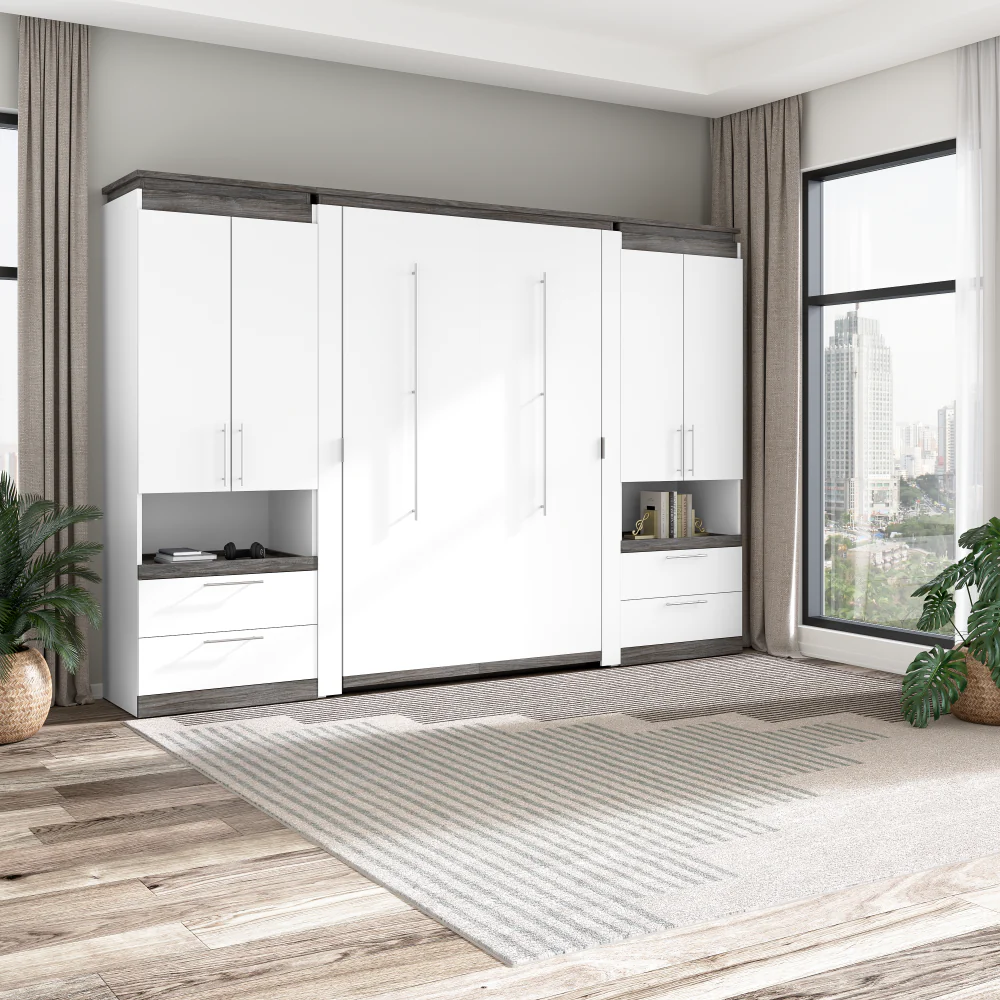 Murphy Bed with Storage Cabinets - Image 54