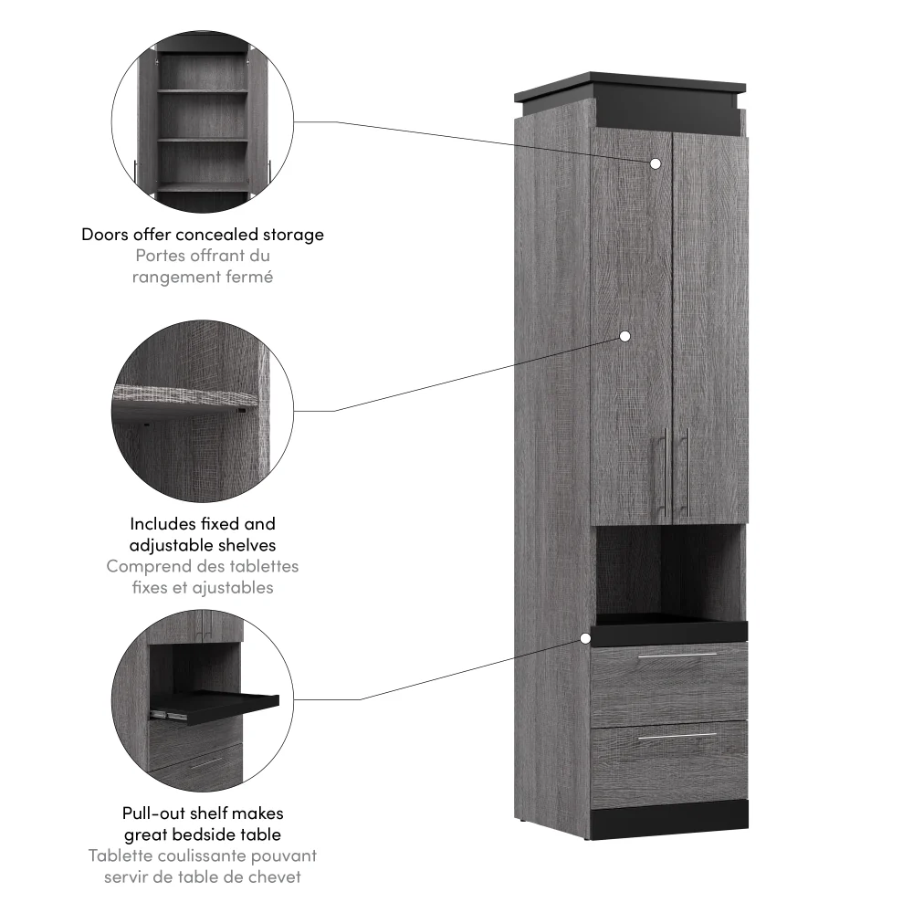 Murphy Bed Storage Tower - Image 20