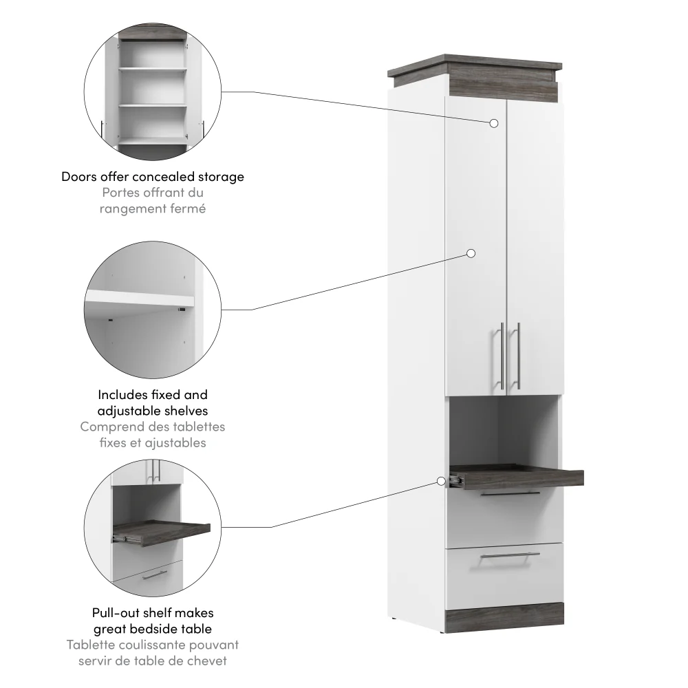 Murphy Bed Storage Tower - Image 29
