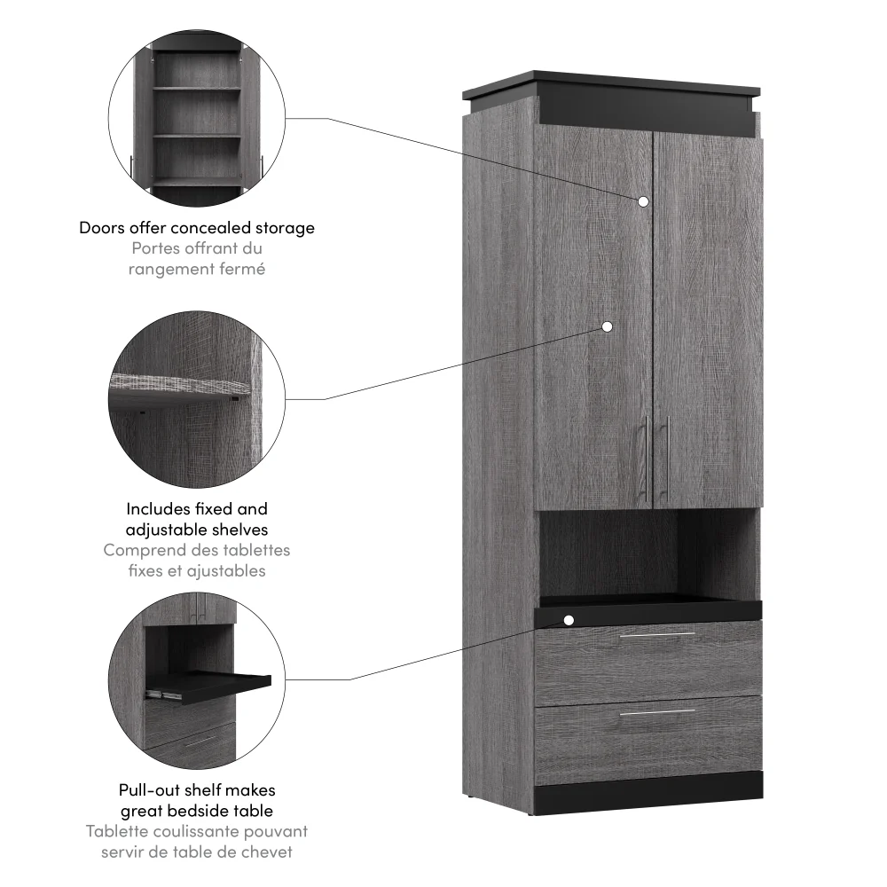 Murphy Bed Storage Tower - Image 38
