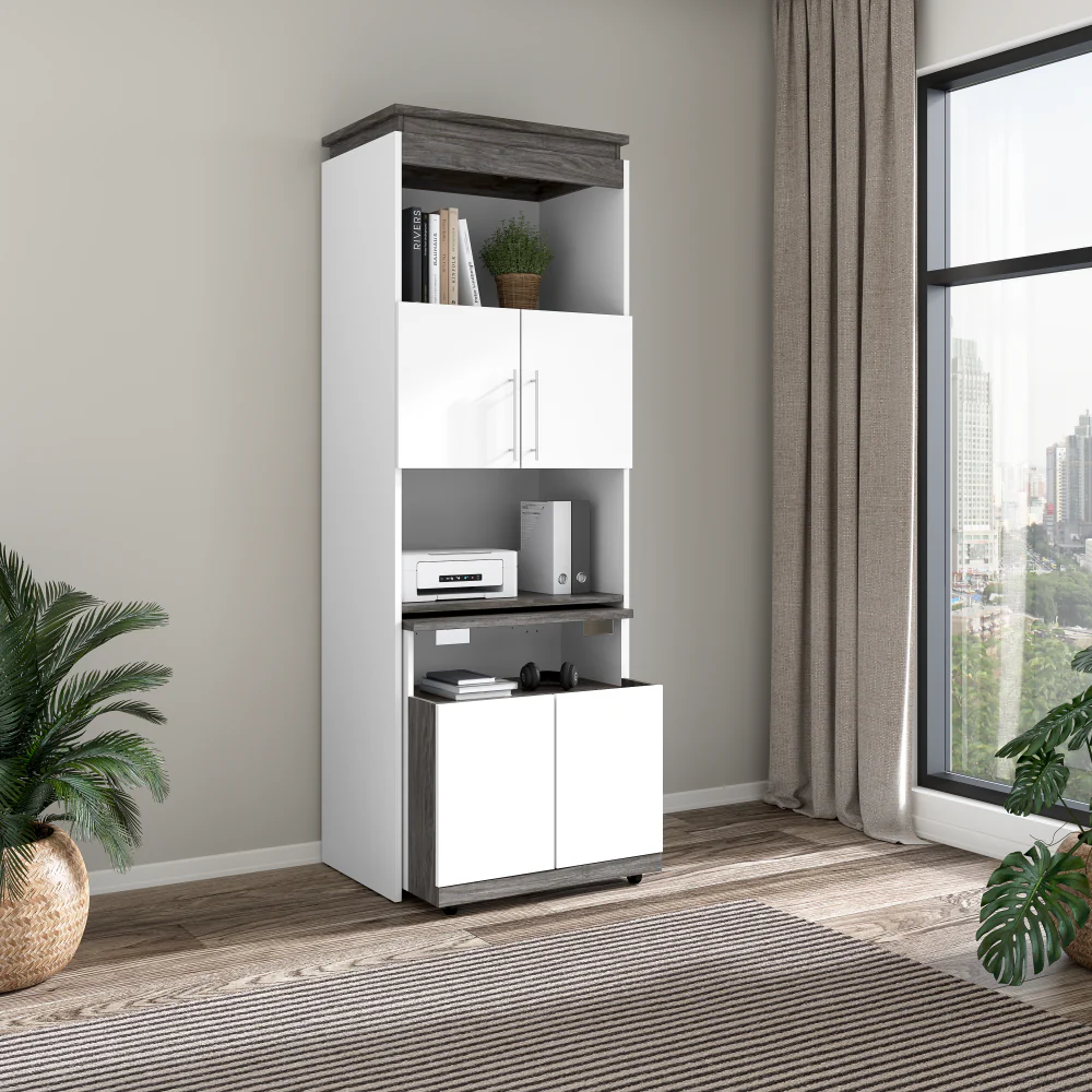 Pull-Out Desk with Storage - Image 13