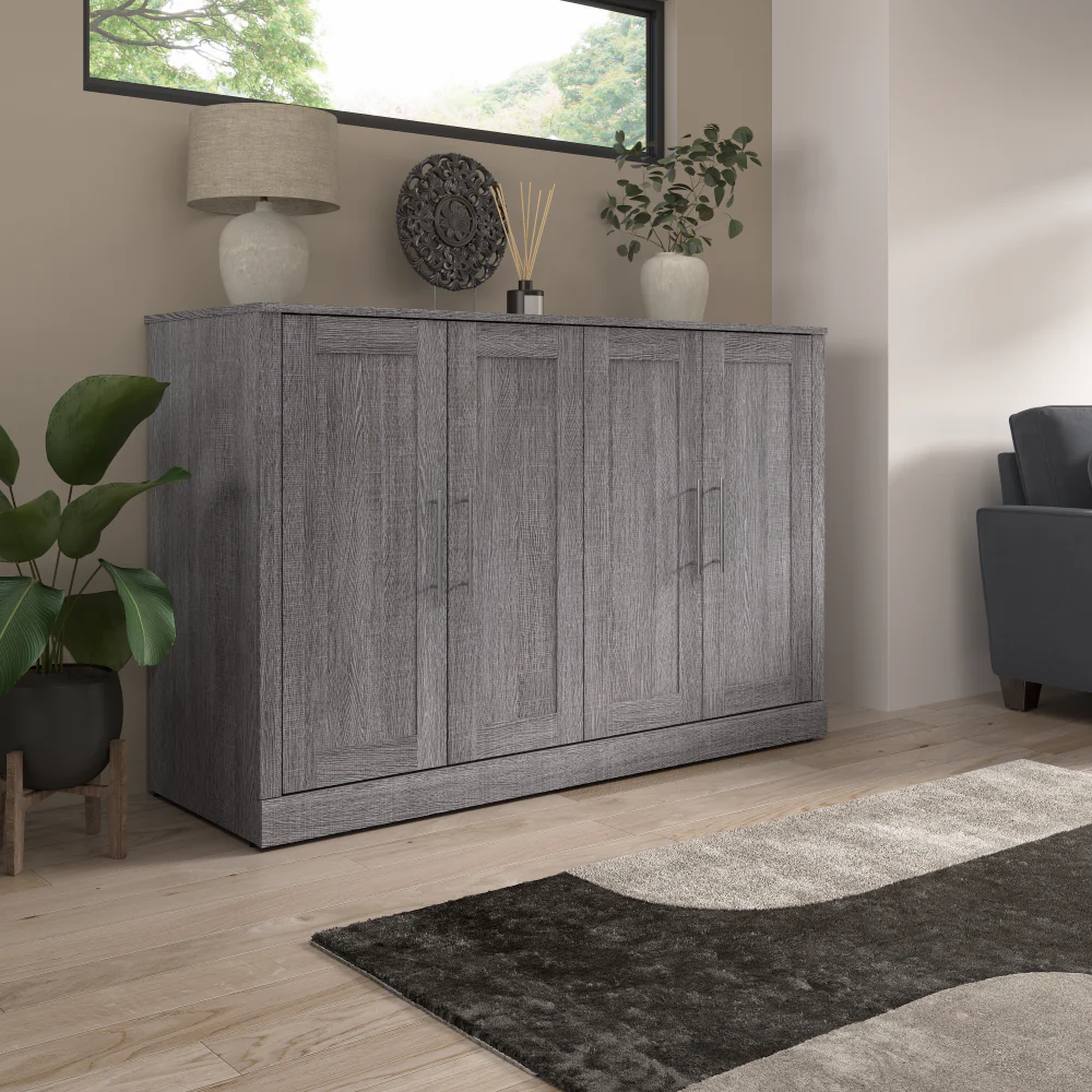 Cabinet Bed with Mattress - Image 4