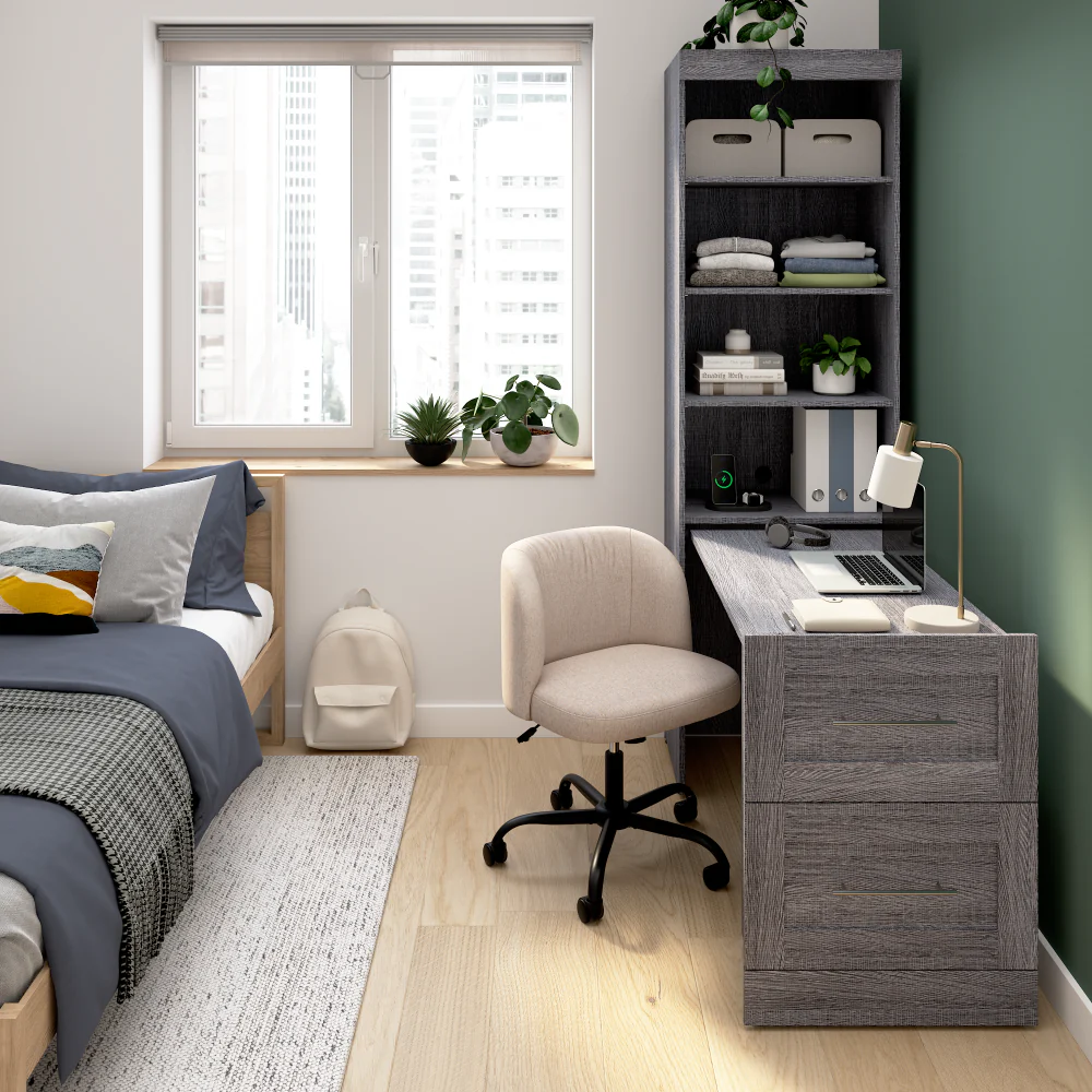 Pull-Out Desk with Storage - Image 13