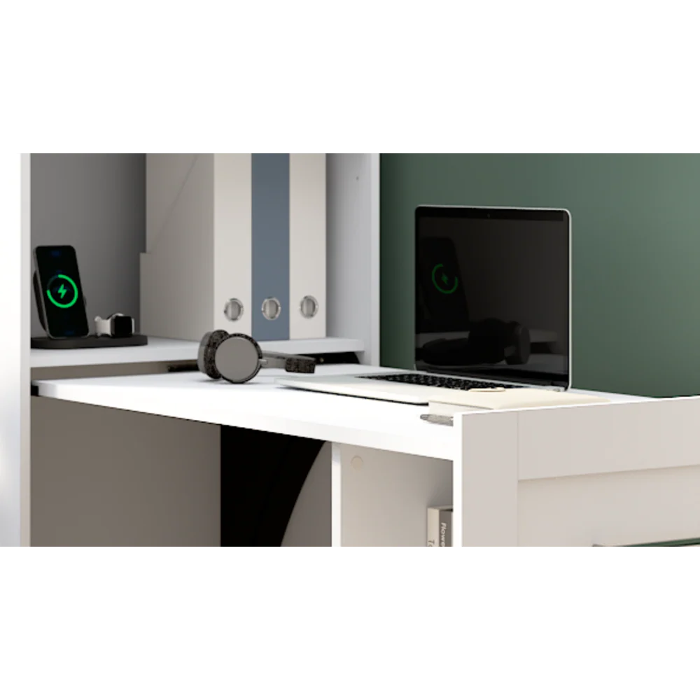 Pull-Out Desk with Storage - Image 6