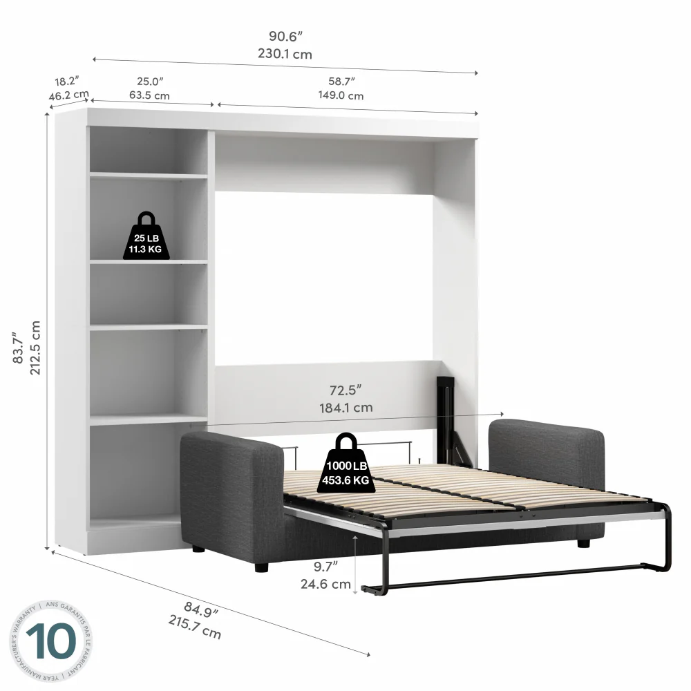 Murphy Bed with Sofa - Image 20