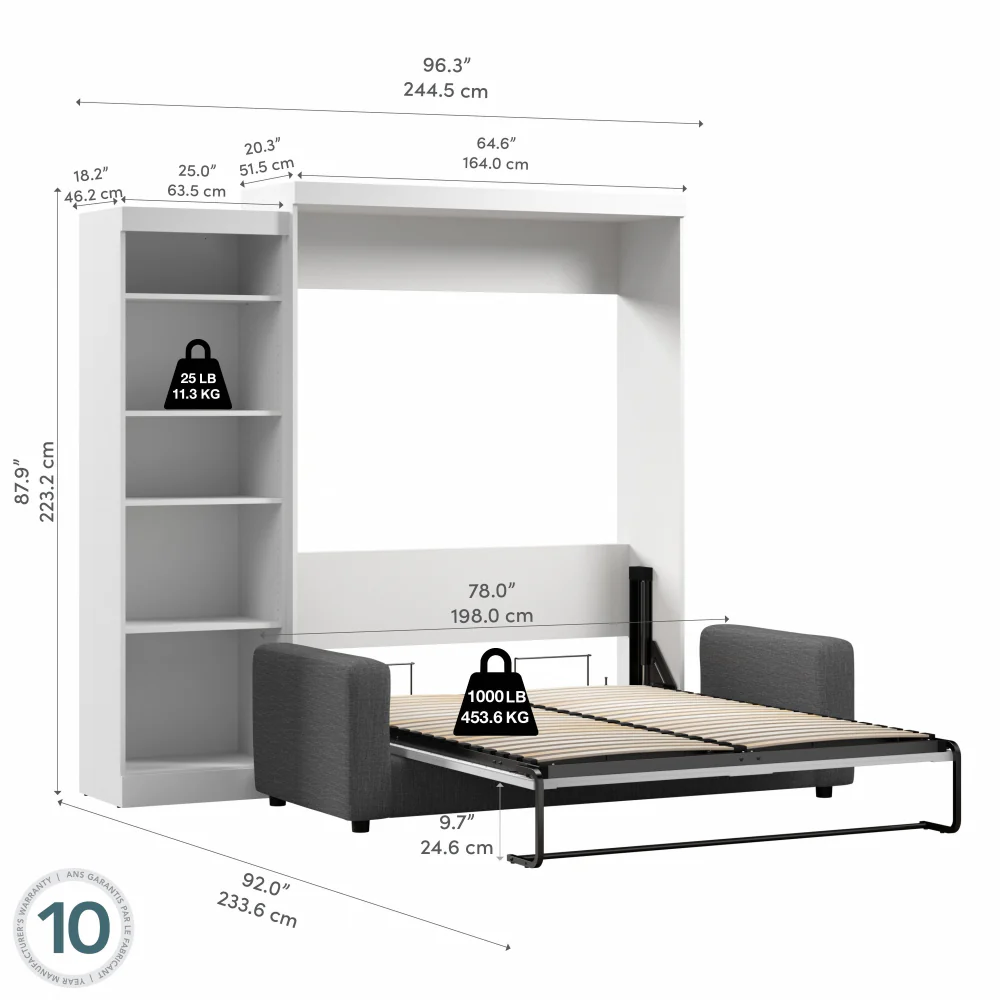 Murphy Bed with Sofa - Image 40
