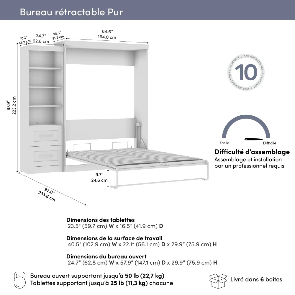 Murphy Bed with Desk - Image 104