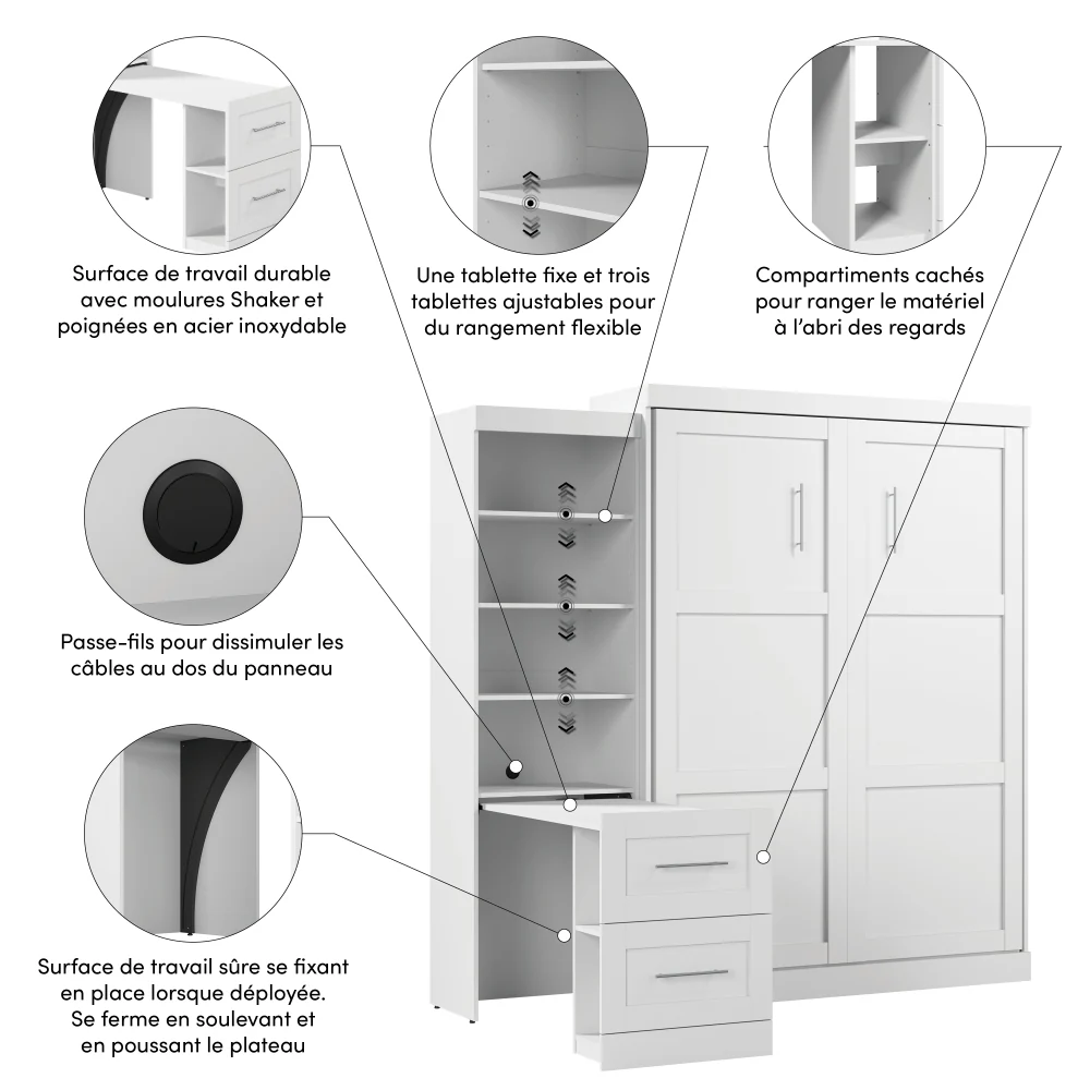 Murphy Bed with Desk - Image 115