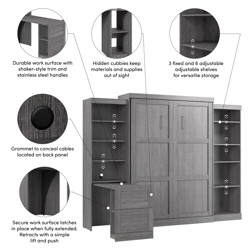 Murphy Bed with Desk - Image 136