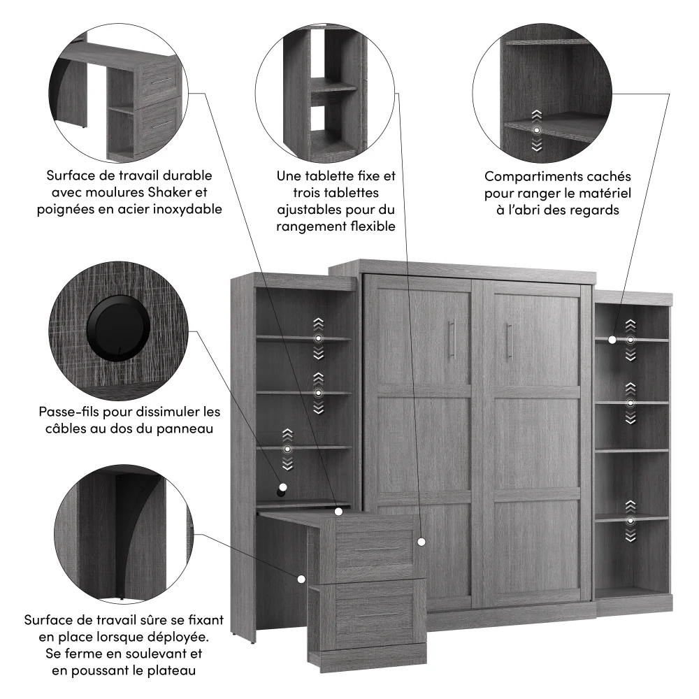 Murphy Bed with Desk - Image 141